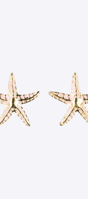 Aretes estrella de mar detalle color