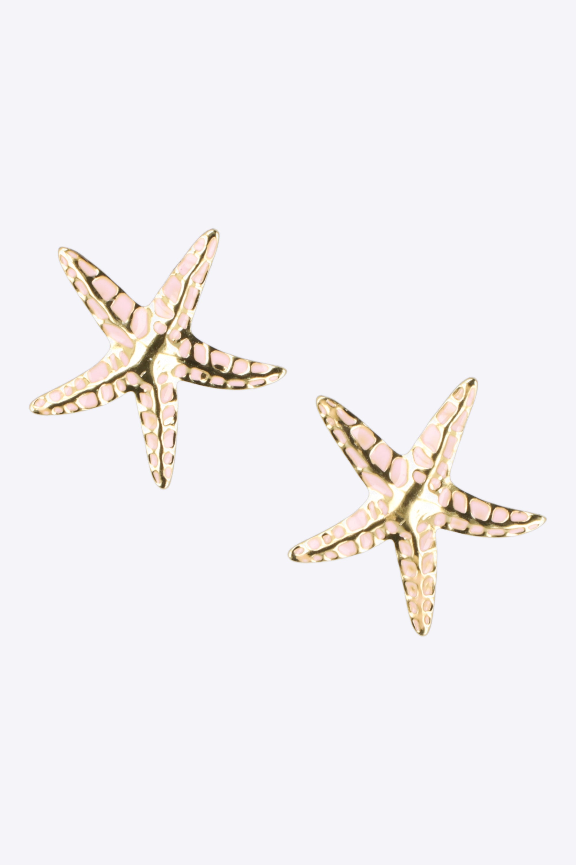 Aretes estrella de mar detalle color