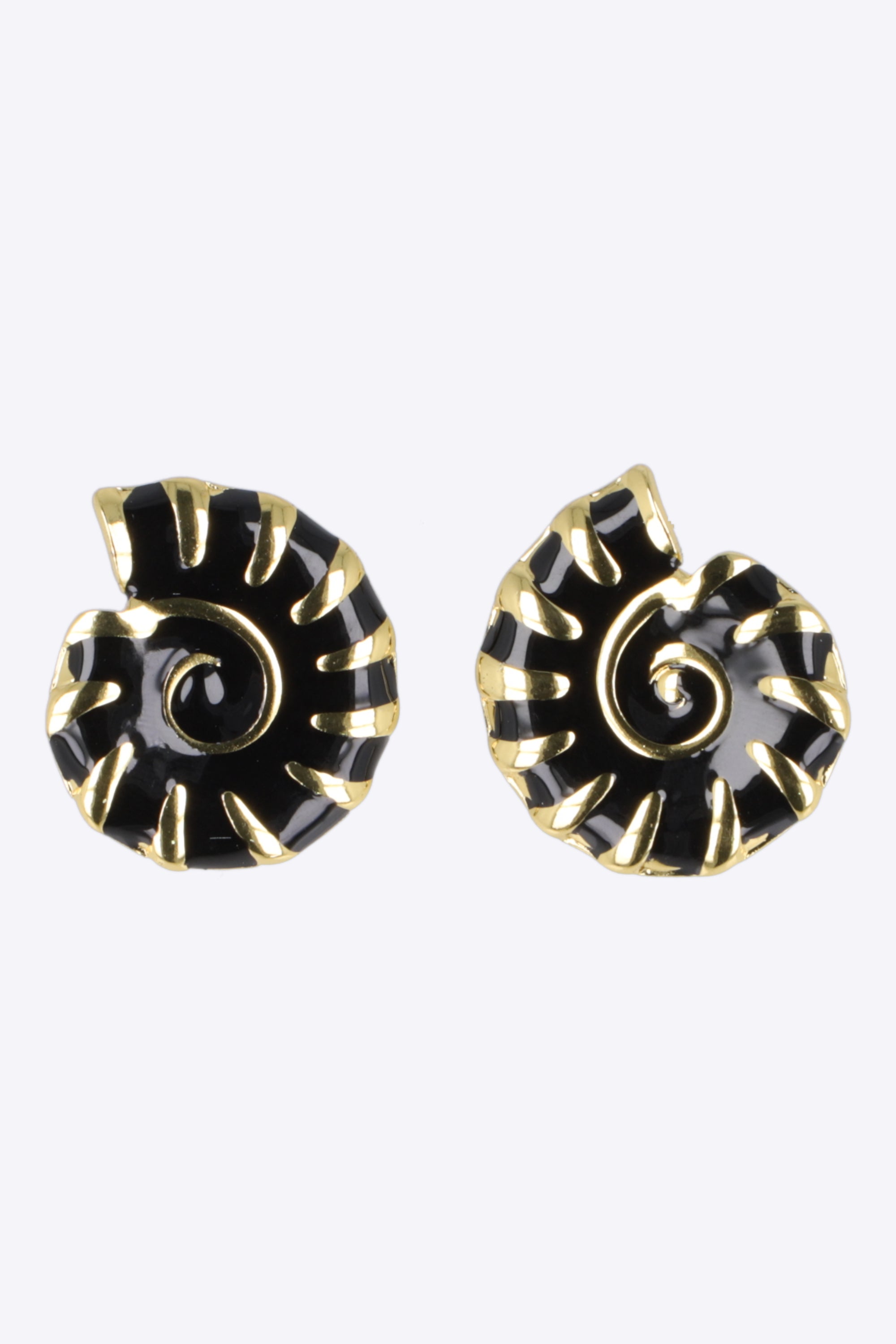 Aretes caracola esmalte