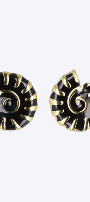 Aretes caracola esmalte