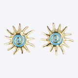 Aretes sol esmalte