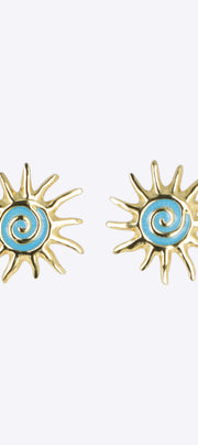 Aretes sol esmalte
