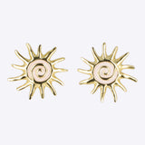 Aretes sol esmalte