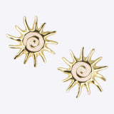 Aretes sol esmalte