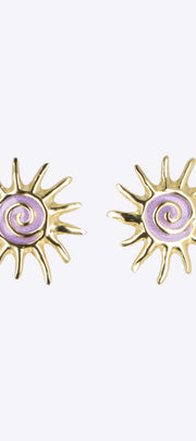 Aretes sol esmalte