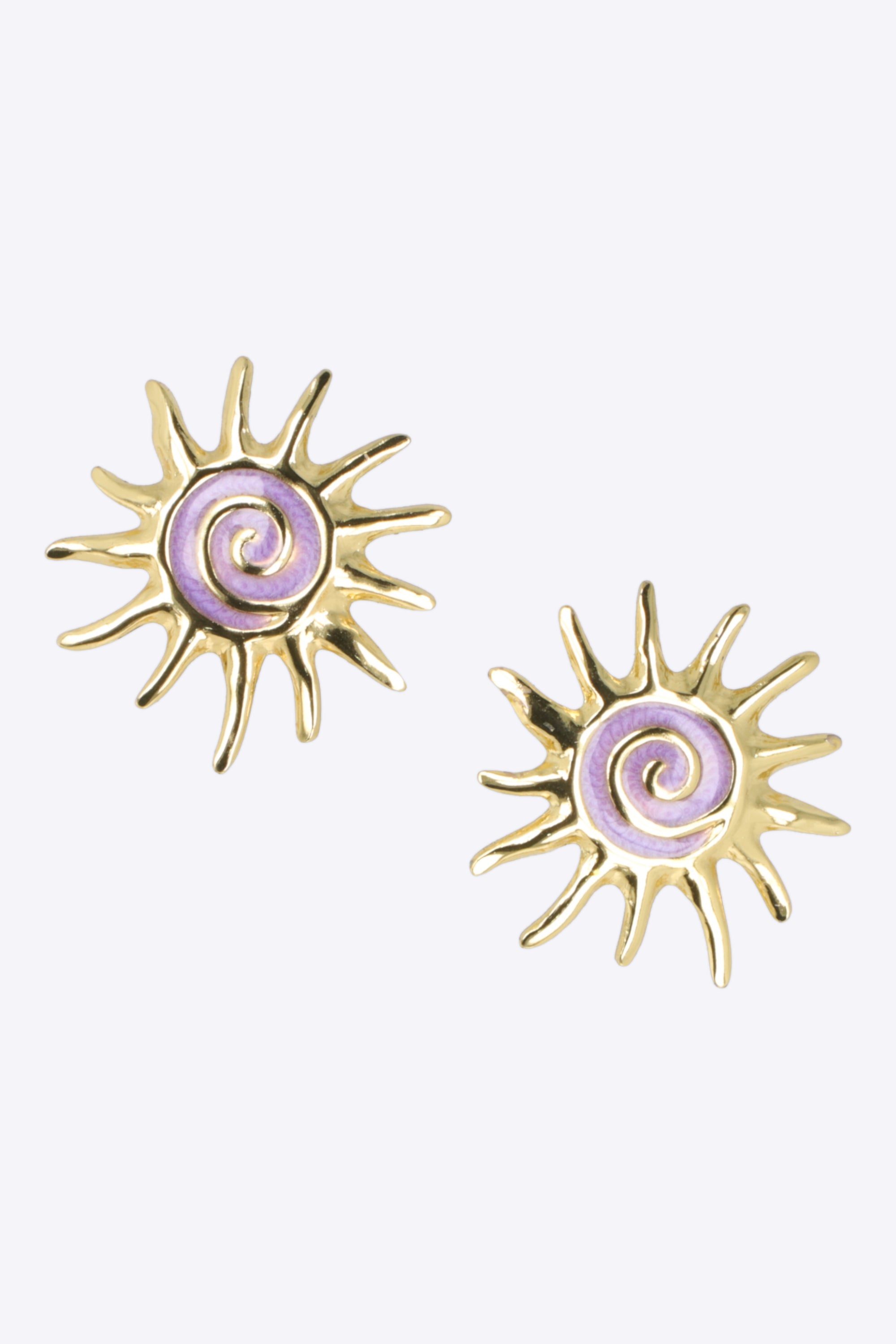 Aretes sol esmalte