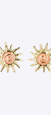 Aretes sol esmalte