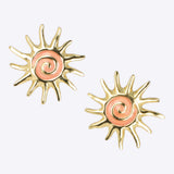 Aretes sol esmalte