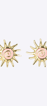Aretes sol esmalte