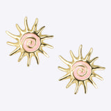 Aretes sol esmalte