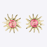 Aretes sol esmalte