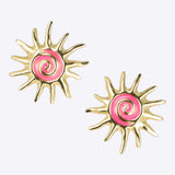 Aretes sol esmalte