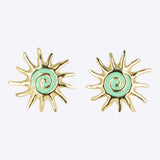 Aretes sol esmalte