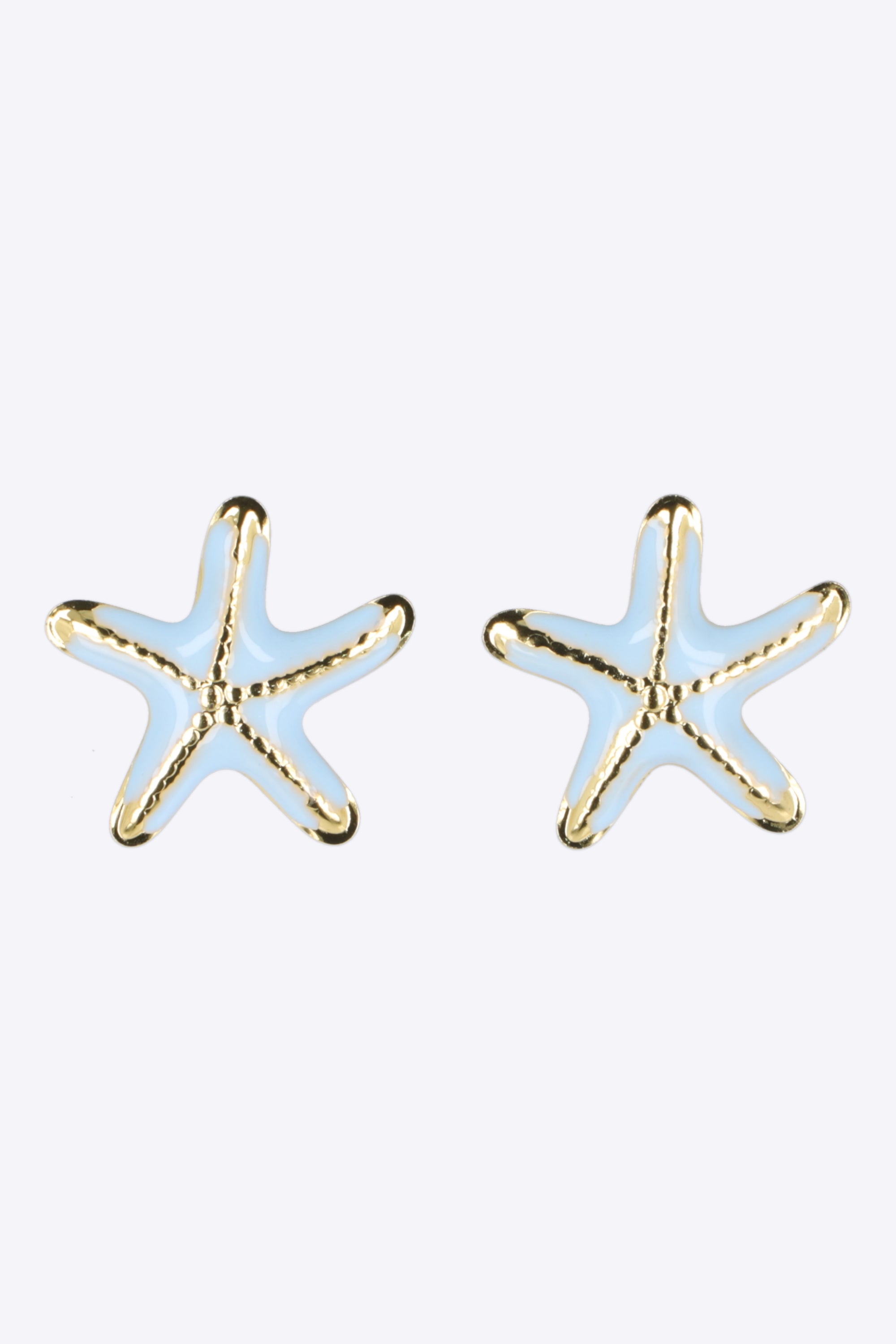 Aretes estrella de mar esmalte