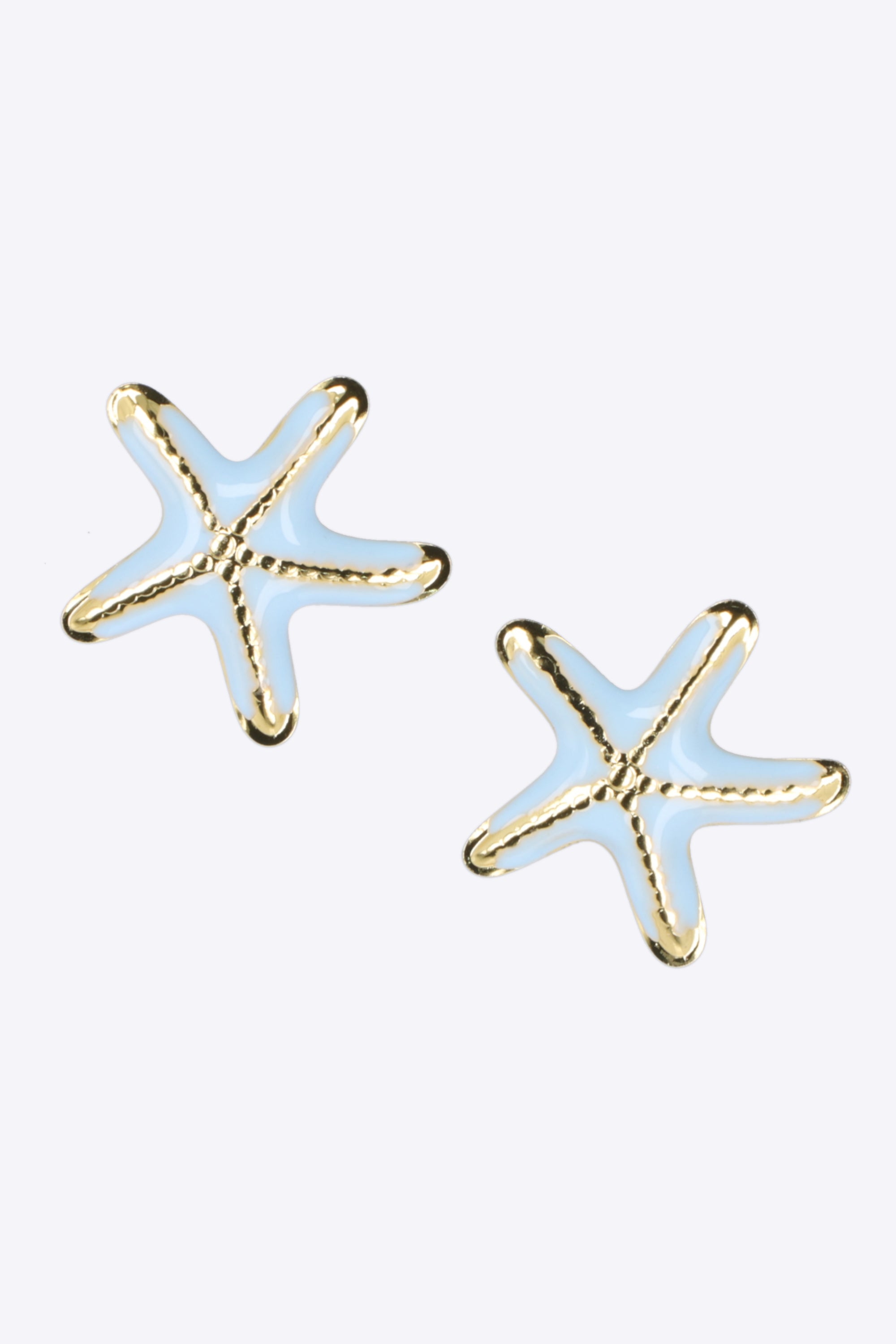 Aretes estrella de mar esmalte
