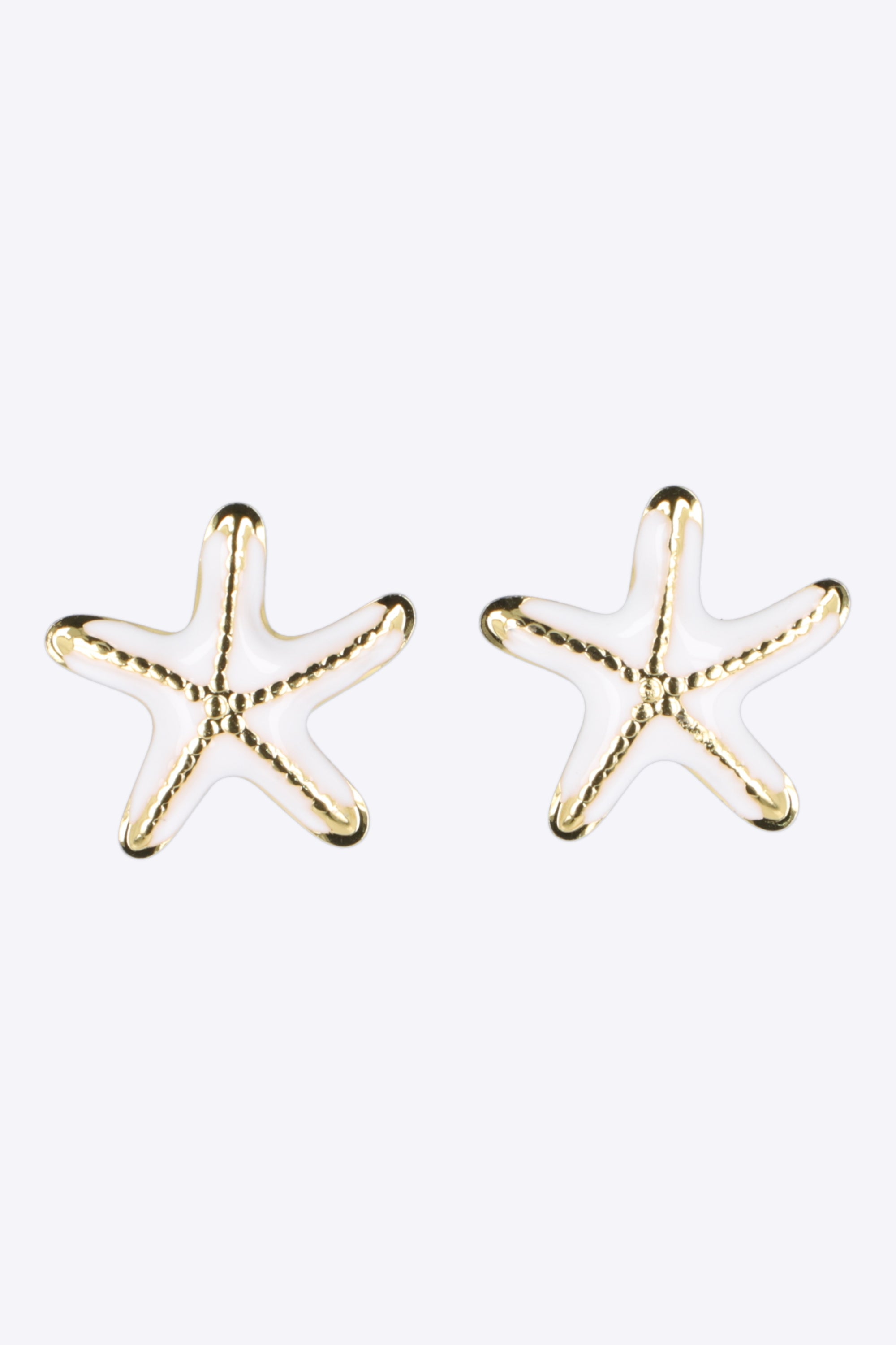 Aretes estrella de mar esmalte