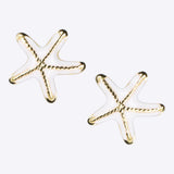 Aretes estrella de mar esmalte