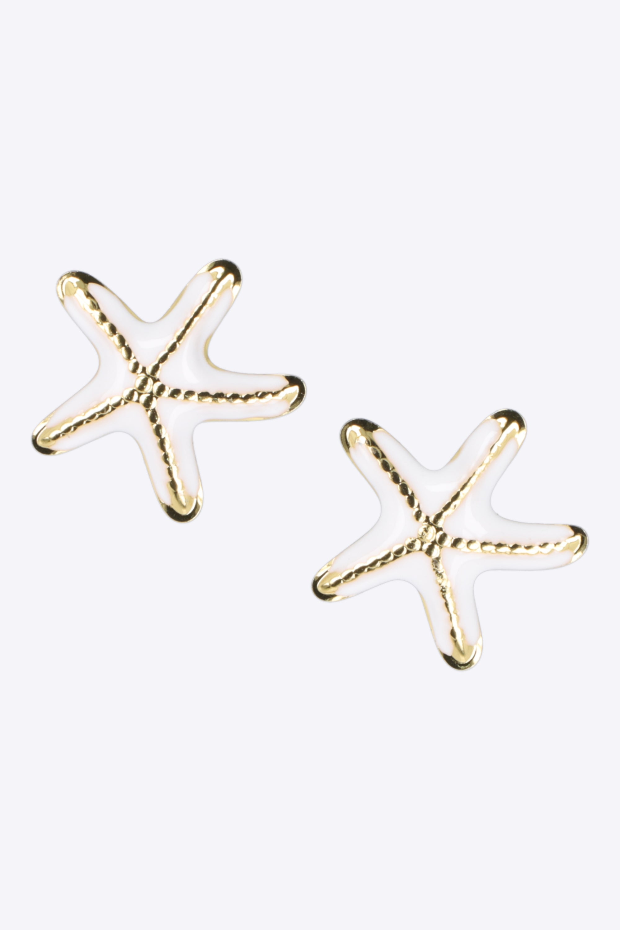 Aretes estrella de mar esmalte