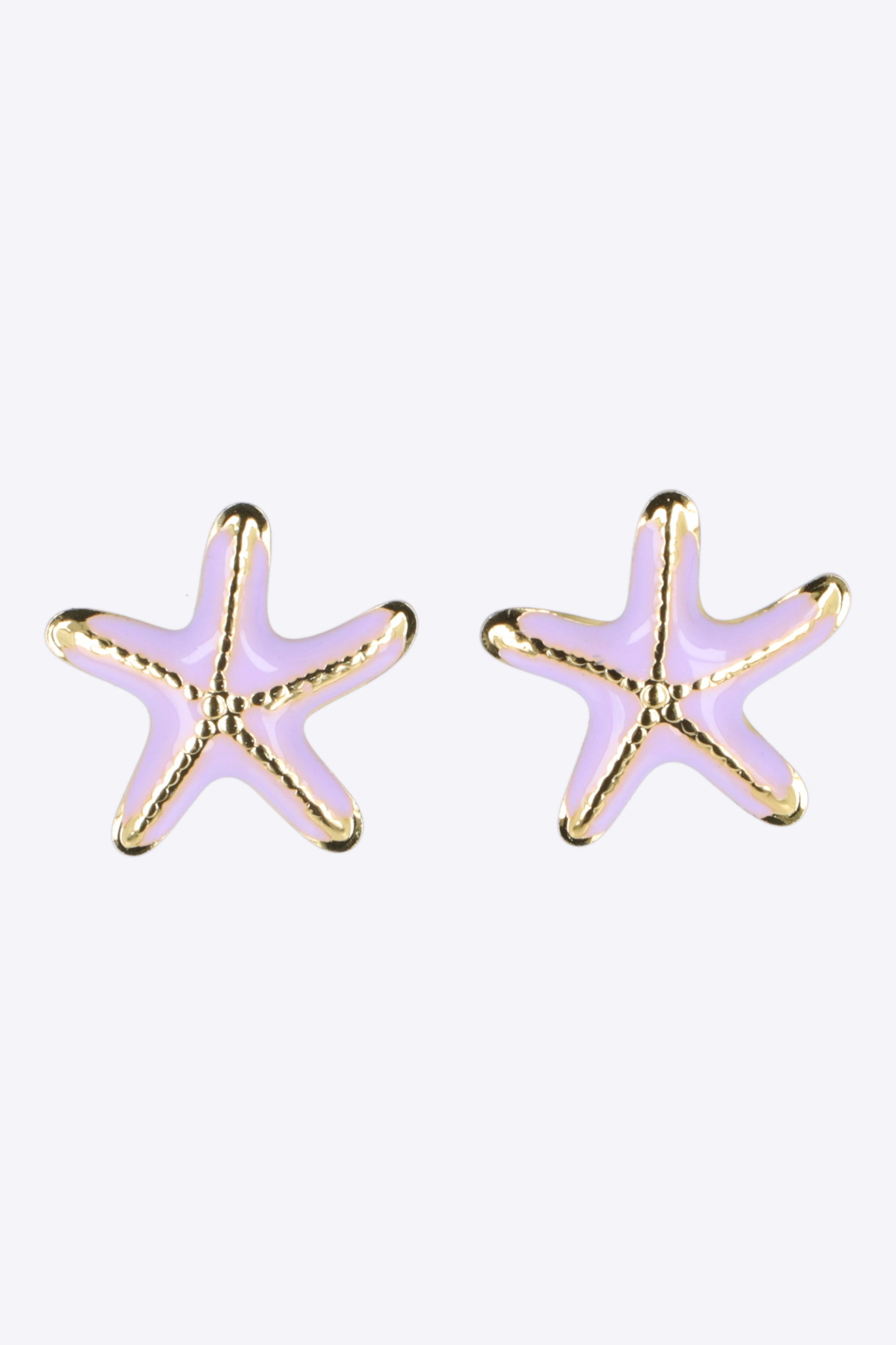 Aretes estrella de mar esmalte
