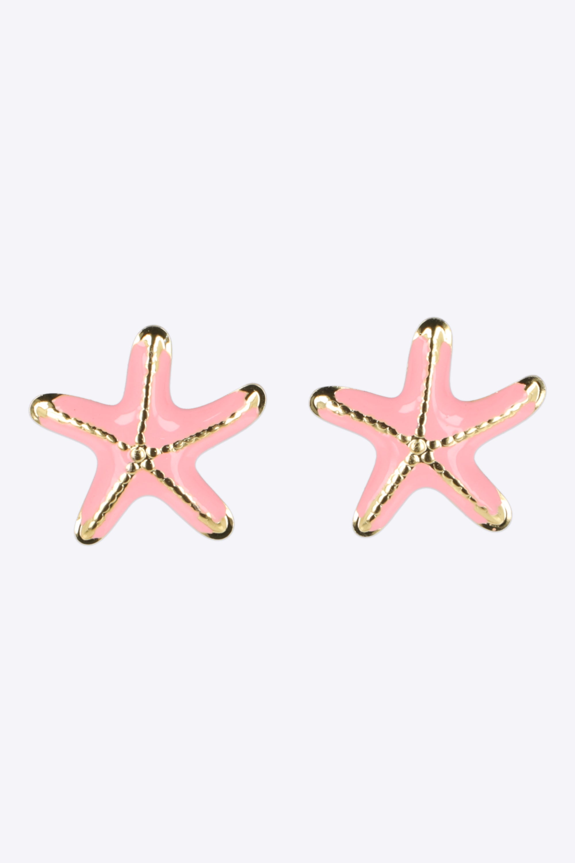 Aretes estrella de mar esmalte
