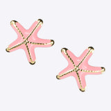Aretes estrella de mar esmalte