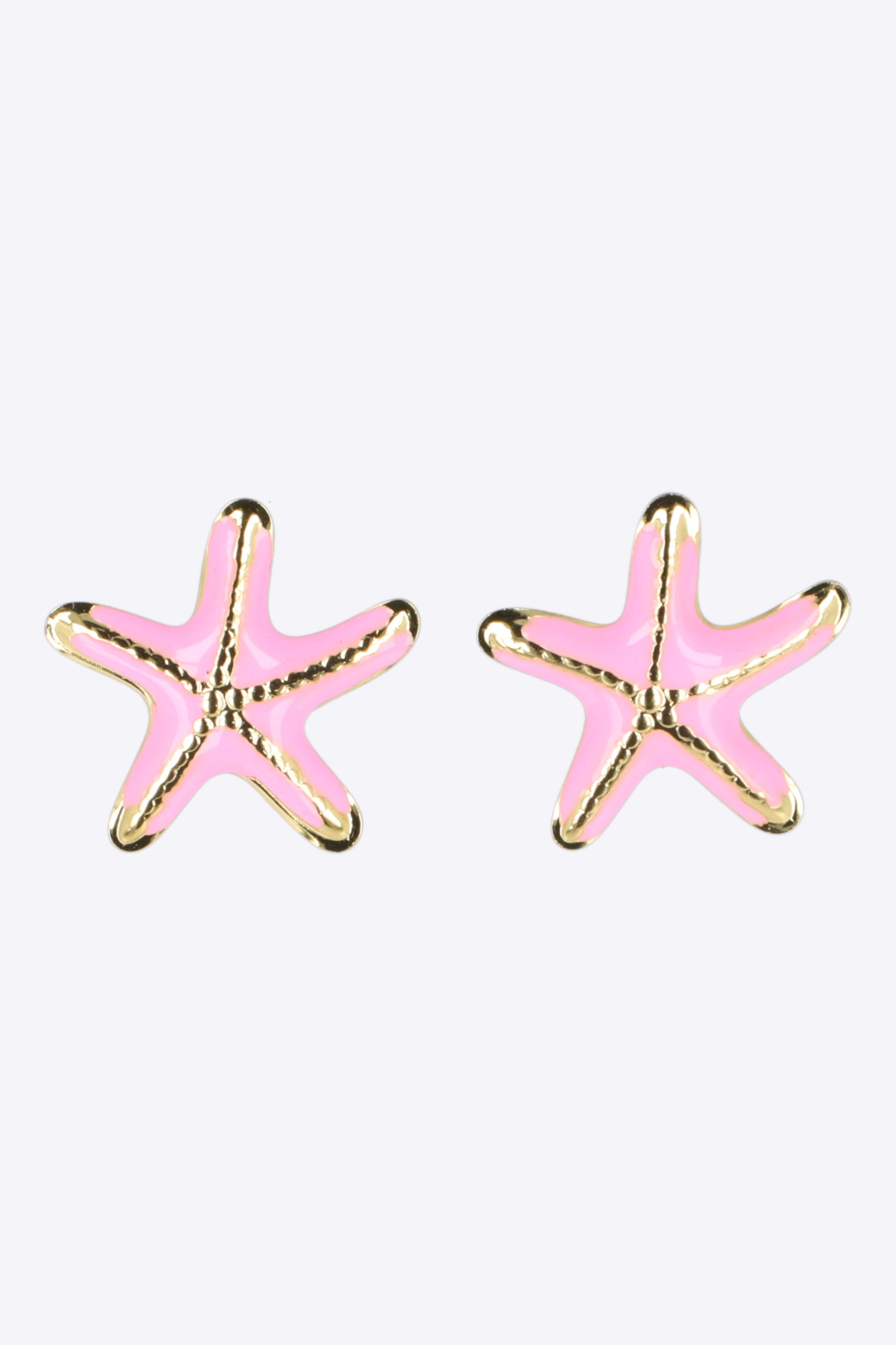 Aretes estrella de mar esmalte