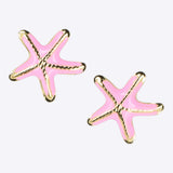 Aretes estrella de mar esmalte