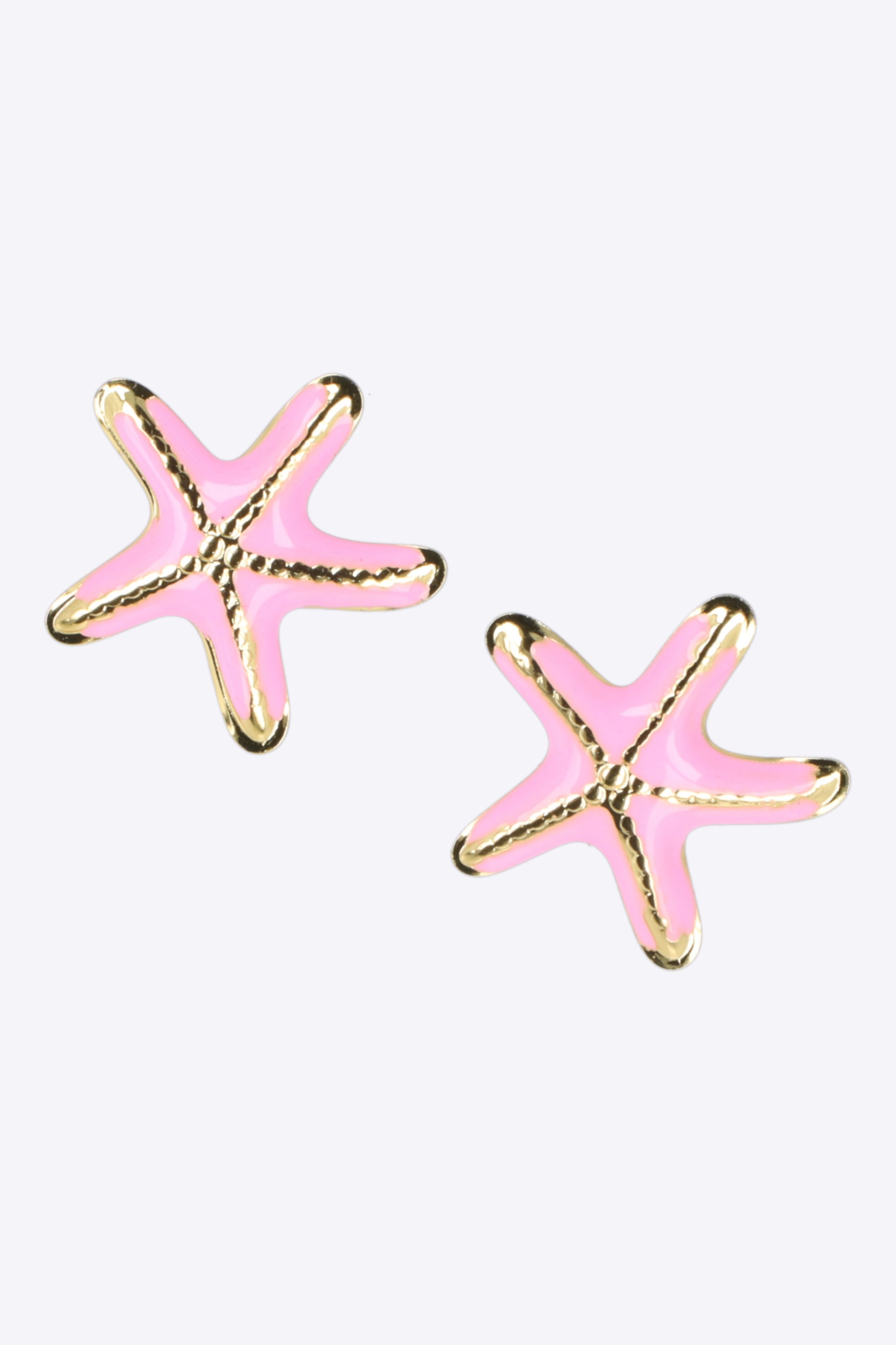 Aretes estrella de mar esmalte
