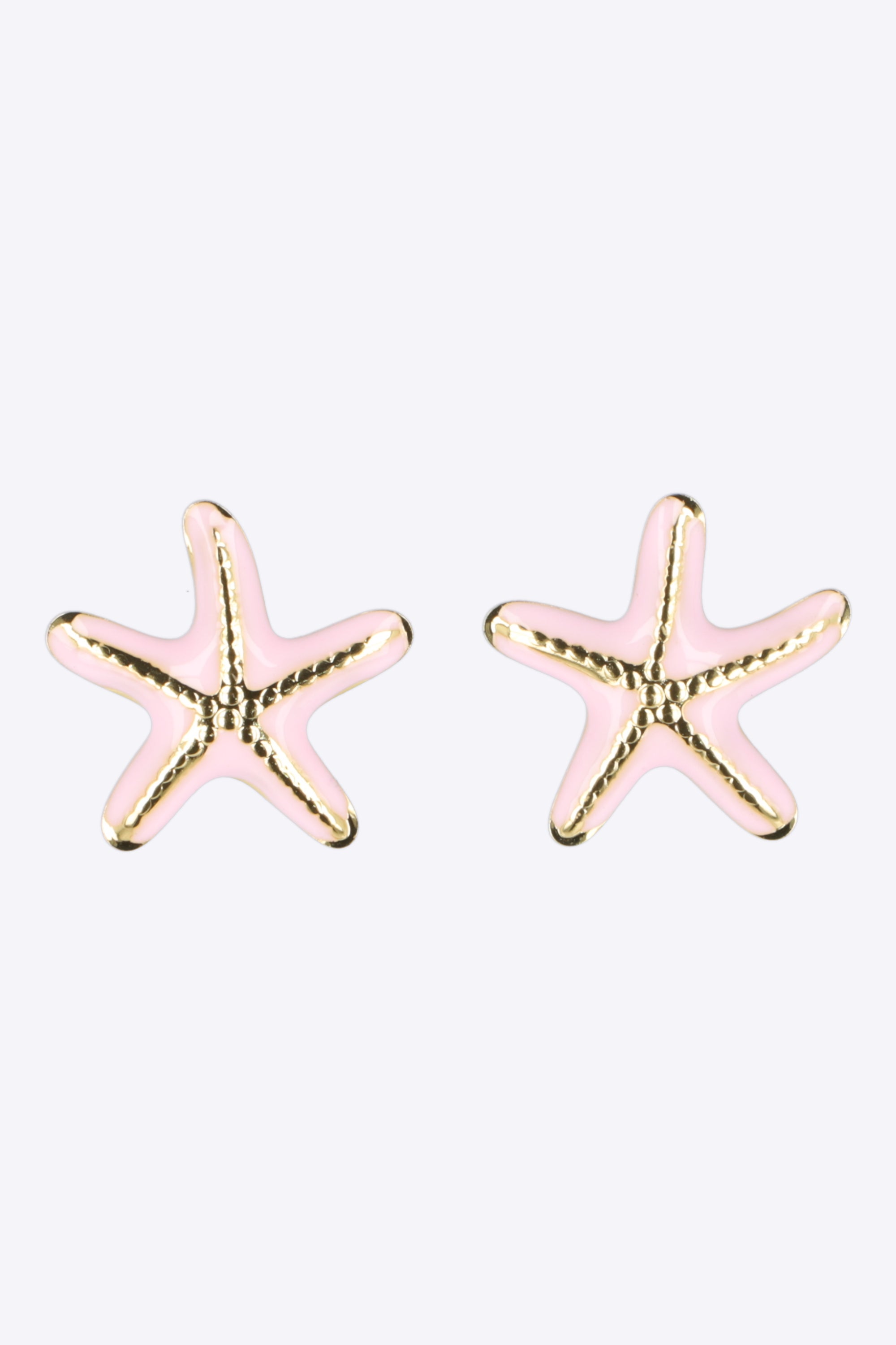 Aretes estrella de mar esmalte