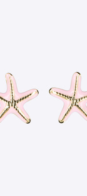 Aretes estrella de mar esmalte