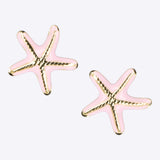 Aretes estrella de mar esmalte