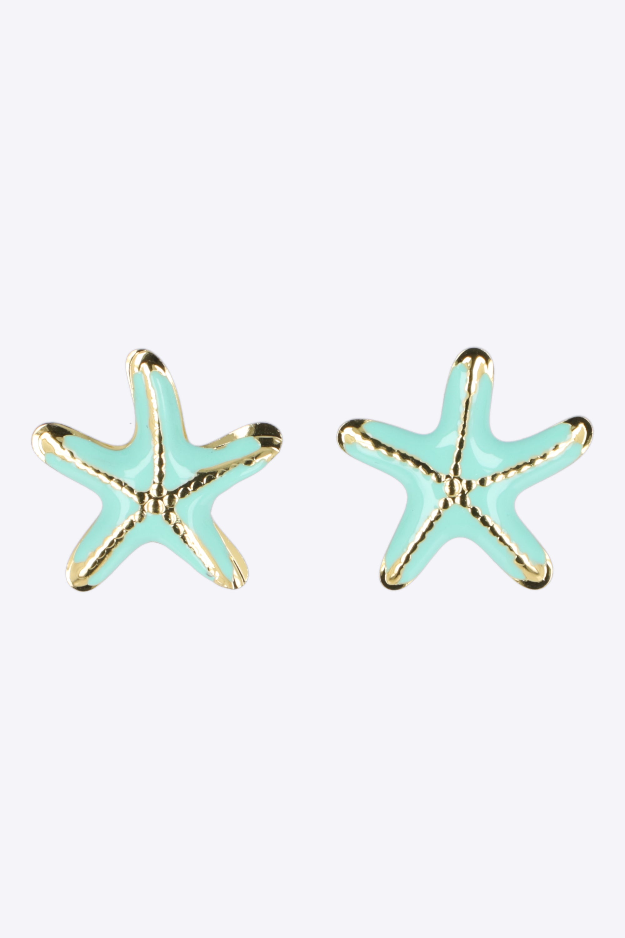 Aretes estrella de mar esmalte