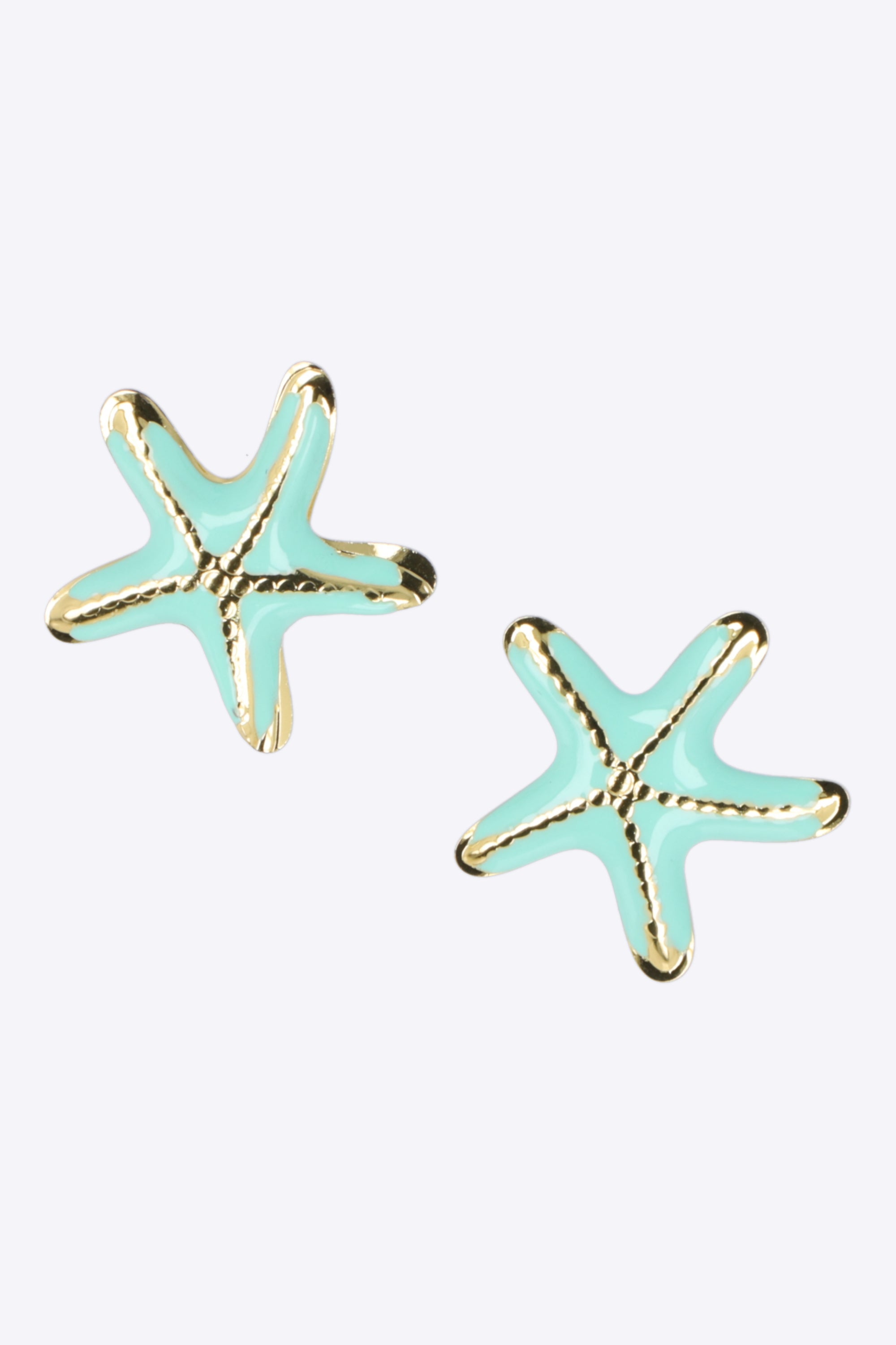 Aretes estrella de mar esmalte