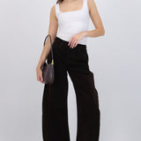 Jeans barrel velvet