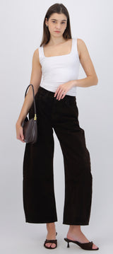 Jeans barrel velvet