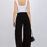 Jeans barrel velvet