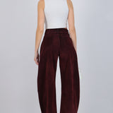 Jeans barrel velvet