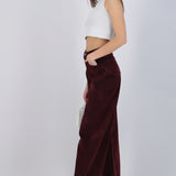 Jeans barrel velvet