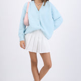 Cárdigan oversize suave