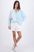 Cárdigan oversize suave