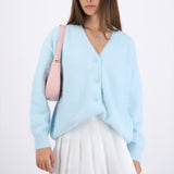 Cárdigan oversize suave