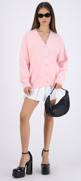 Cárdigan oversize suave