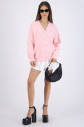 Cárdigan oversize suave