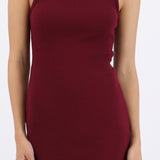 Vestido mini cuello barco