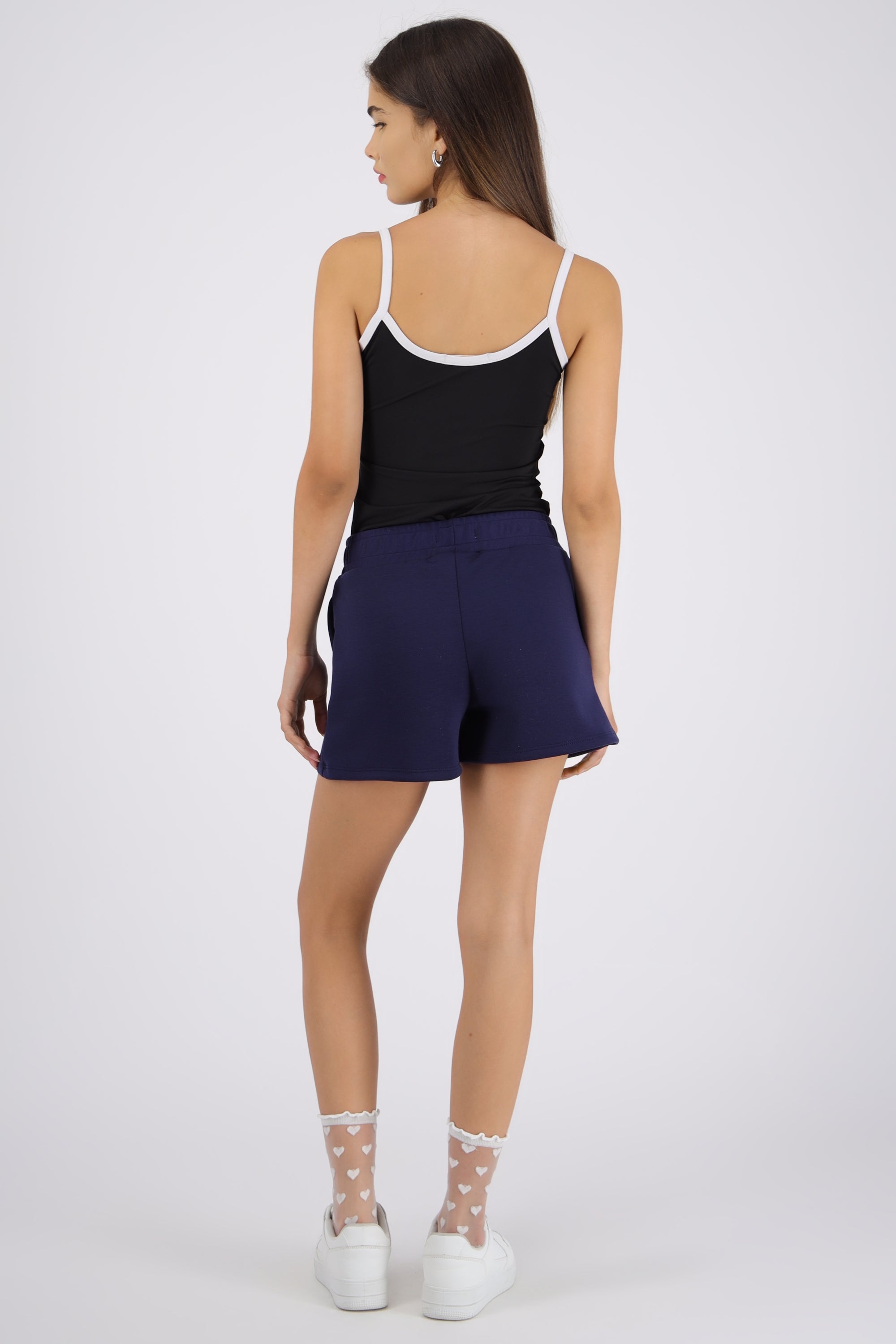 Short mini liso AZUL MARINO
