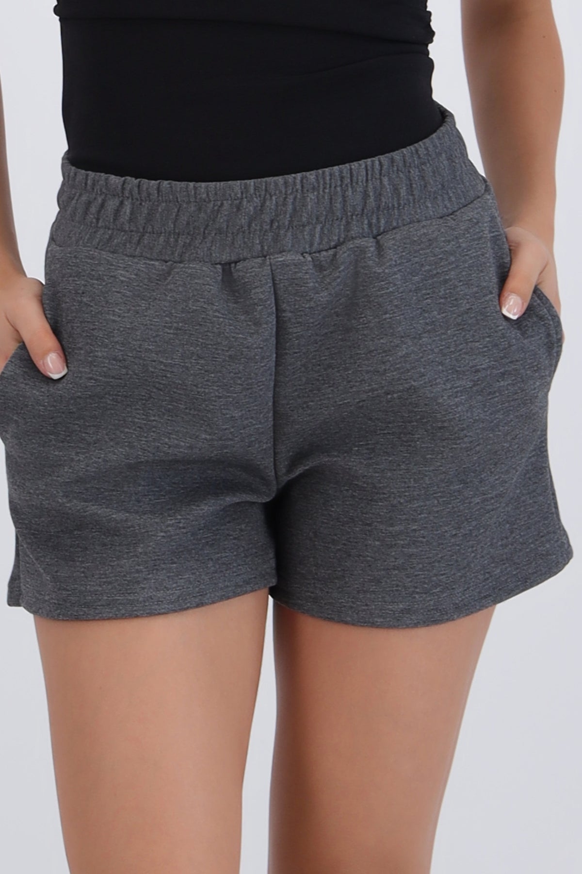 Short mini liso GRIS