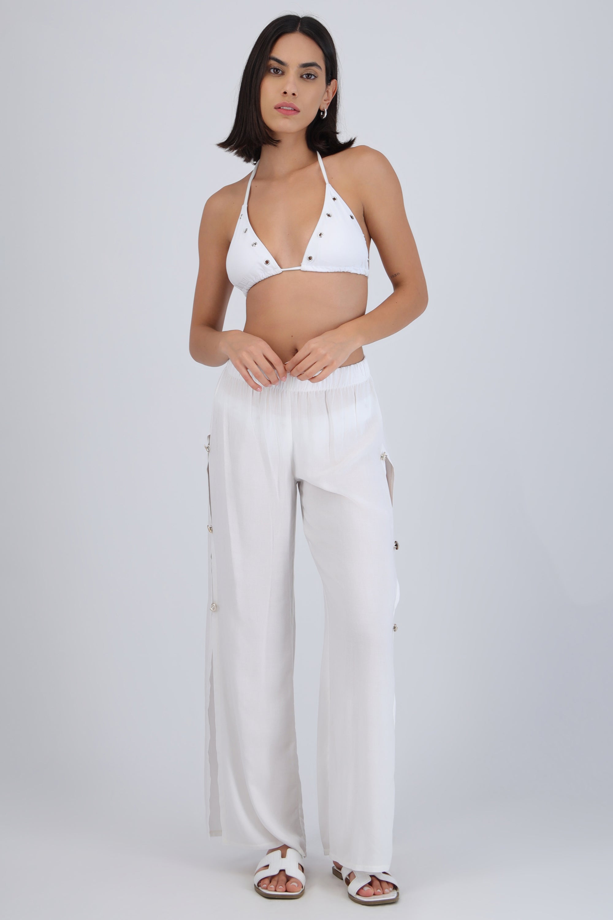 Pantalón botones mar aberturas