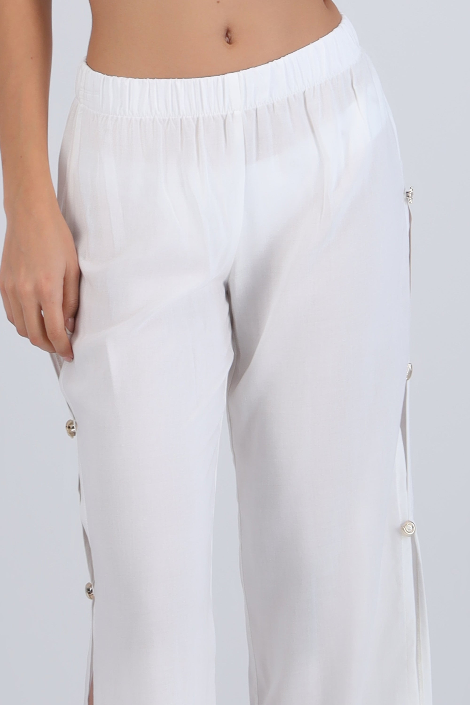 Pantalón botones mar aberturas