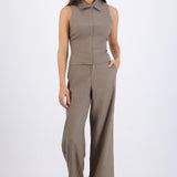 Pantalón amplio rayas