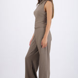 Pantalón amplio rayas